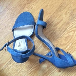 Denim Heels